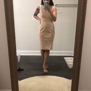Calvin Klein Suede Dress